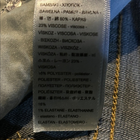 Women's Levi’s 721 High Rise Skinny Blue Jeans - Picture 8 of 8